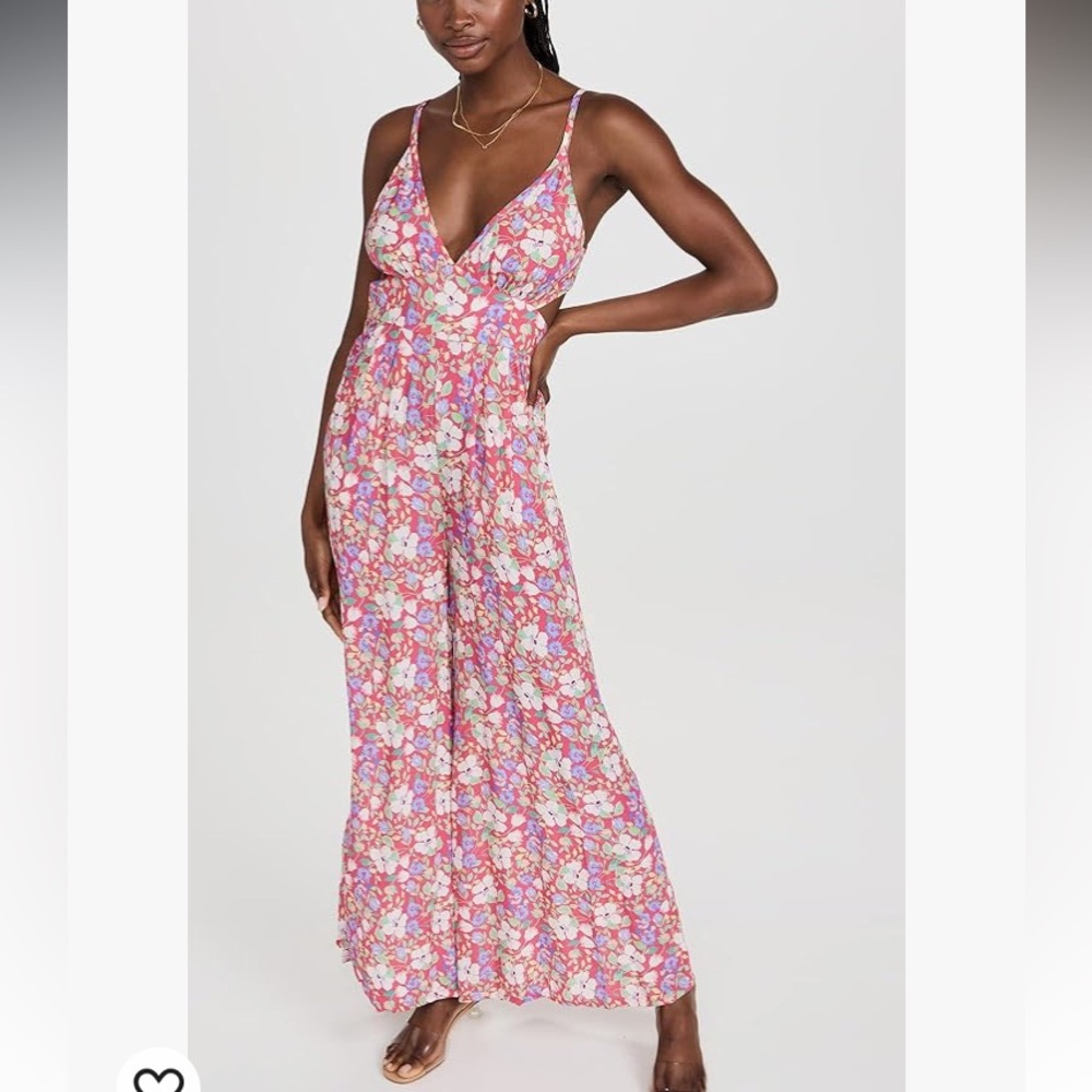 EUC Yumi Kim Kylie pink floral jumpsuit - Picture 4 of 16